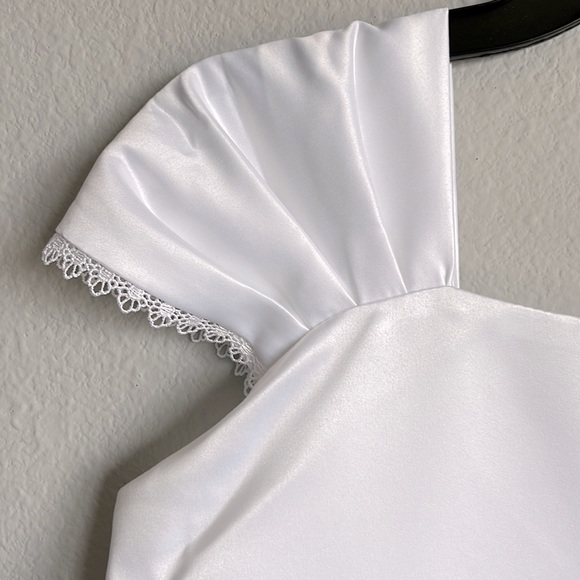 Kid's Dream - Girls Special Occasion Dress - White - Size 15-16 - Picture 7 of 12